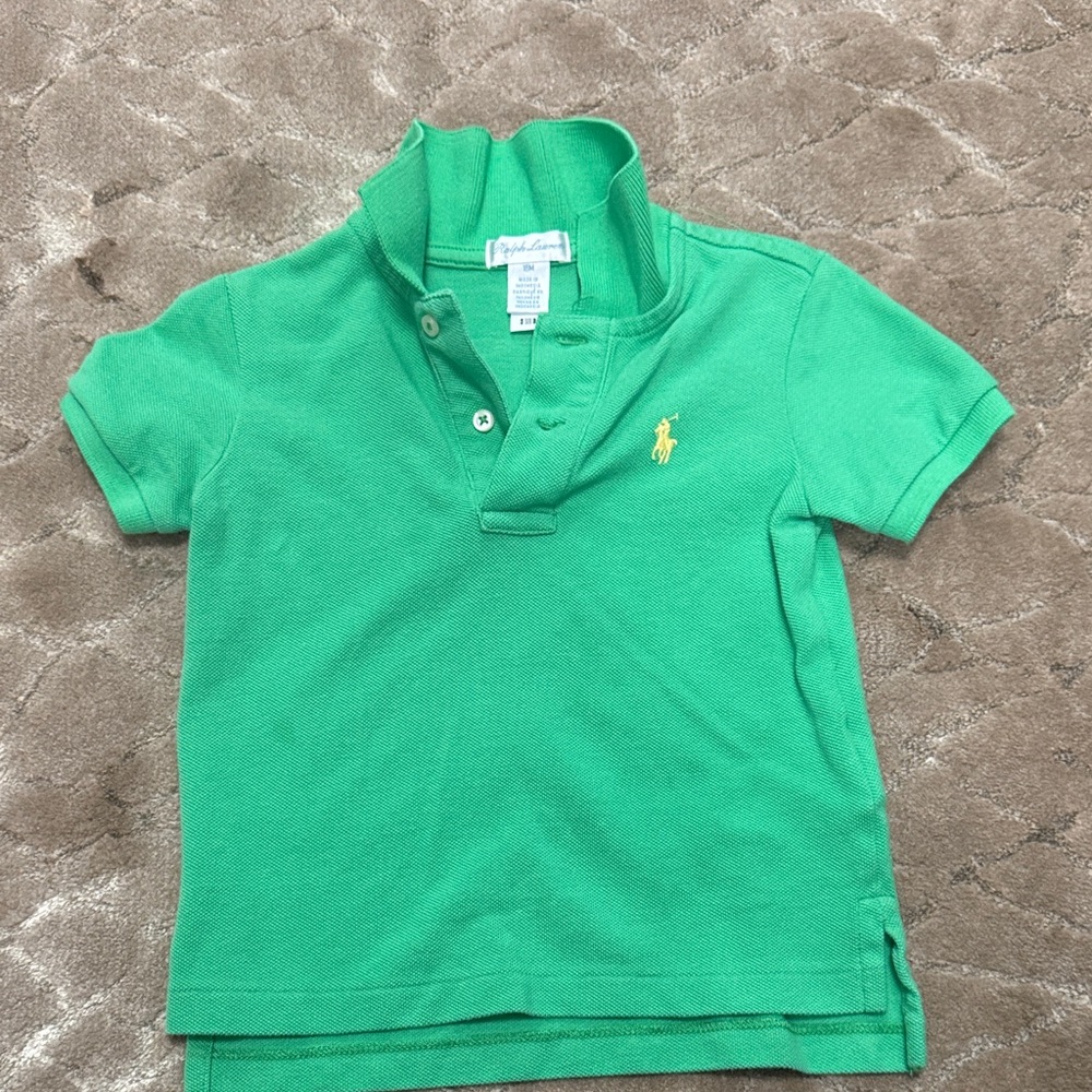 Ralph Lauren Kids Polo in Vibrant Green